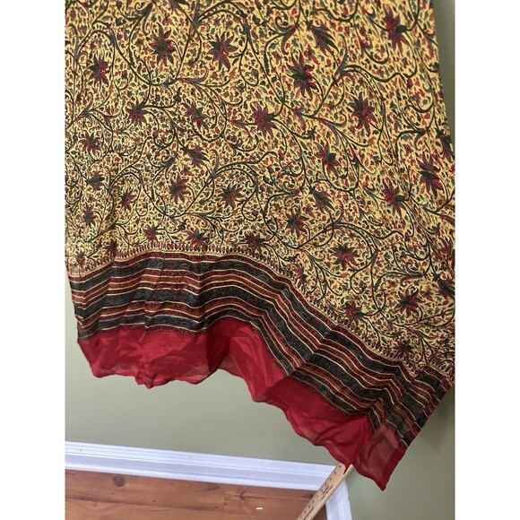 LAMIS MODE Silk Kaftan Size 44 Beautiful Lightweight VGC Boho Coverall Dress - Picture 4 of 9